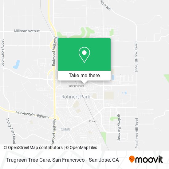 Trugreen Tree Care map