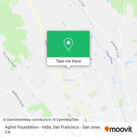 Mapa de Aghor Foundation - India