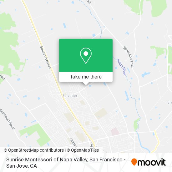 Mapa de Sunrise Montessori of Napa Valley