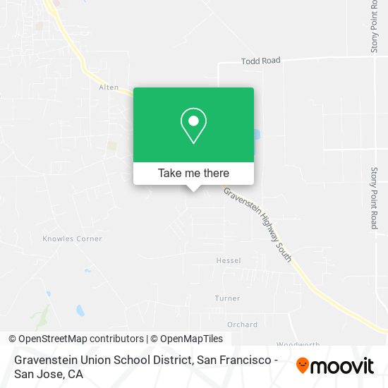Gravenstein Union School District map