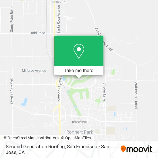 Mapa de Second Generation Roofing