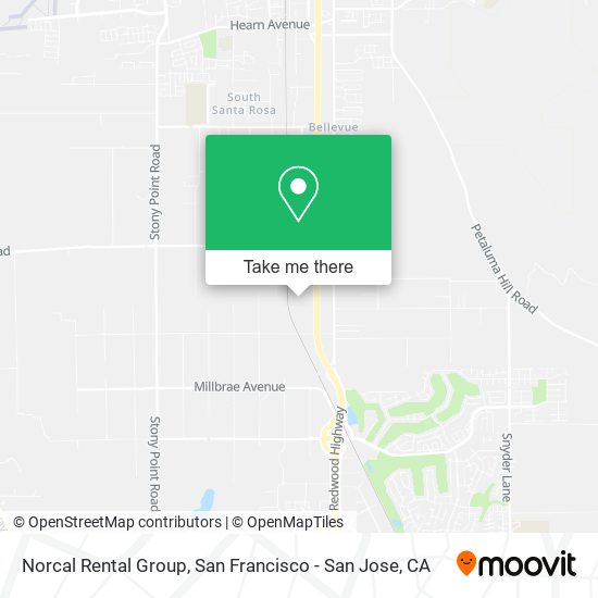 Norcal Rental Group map