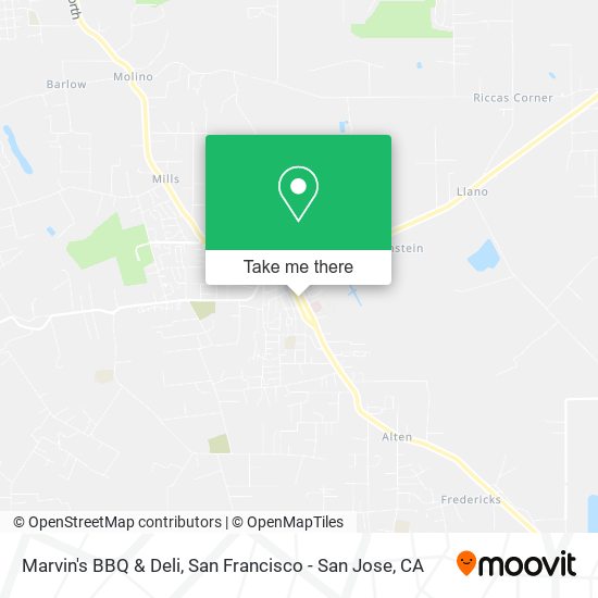 Marvin's BBQ & Deli map