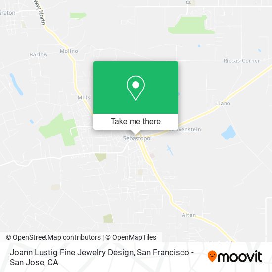 Joann Lustig Fine Jewelry Design map