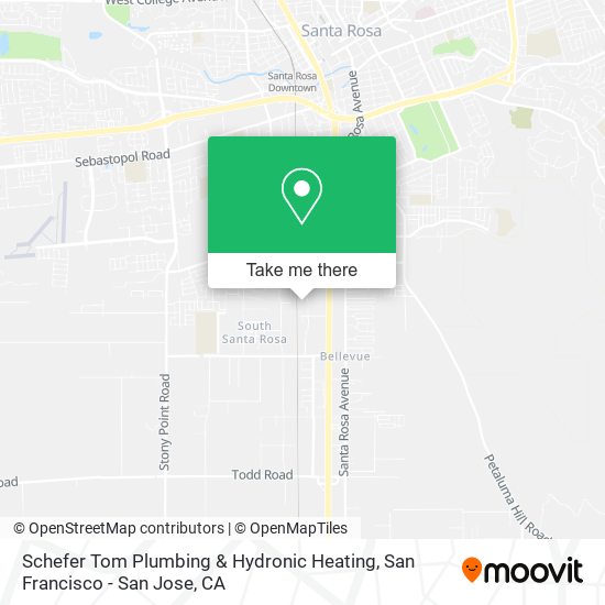 Schefer Tom Plumbing & Hydronic Heating map