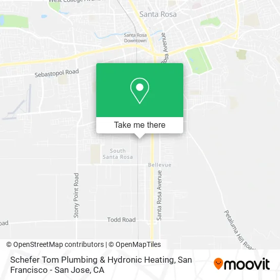 Schefer Tom Plumbing & Hydronic Heating map