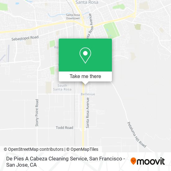 De Pies A Cabeza Cleaning Service map