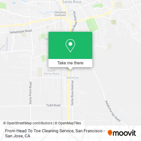 From Head To Toe Cleaning Service map