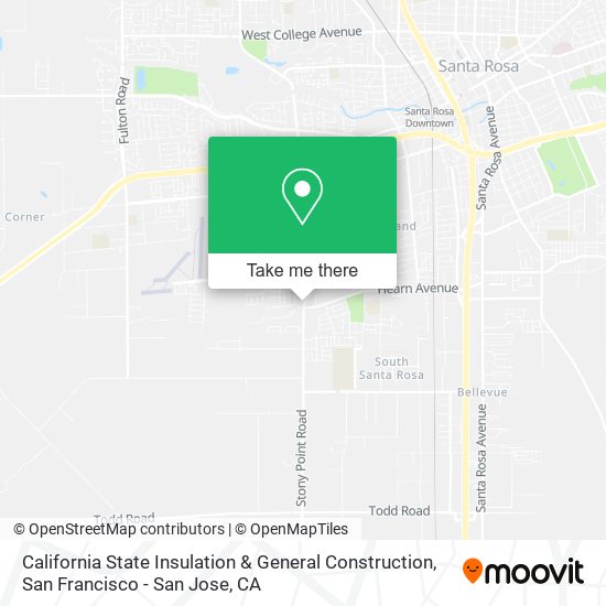 California State Insulation & General Construction map