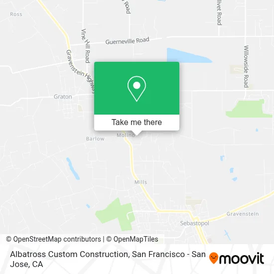 Albatross Custom Construction map