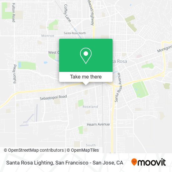 Santa Rosa Lighting map