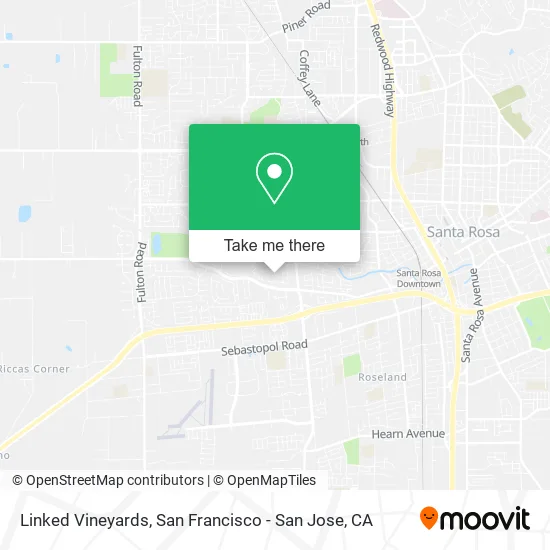 Mapa de Linked Vineyards