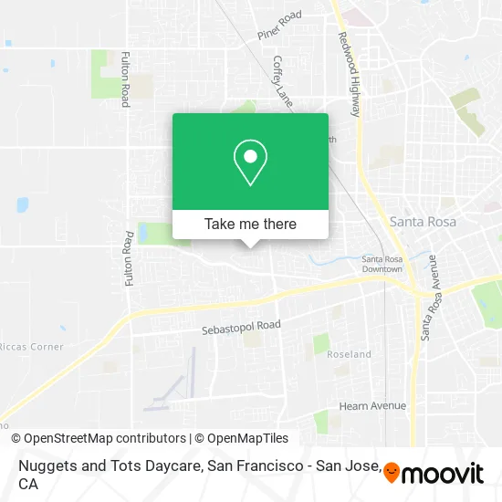 Mapa de Nuggets and Tots Daycare