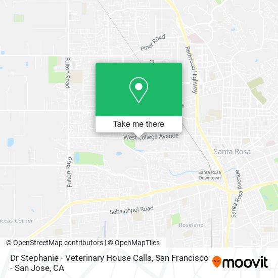 Dr Stephanie - Veterinary House Calls map