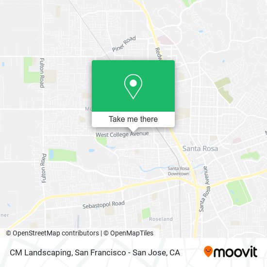 CM Landscaping map