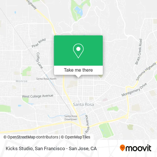 Kicks Studio map