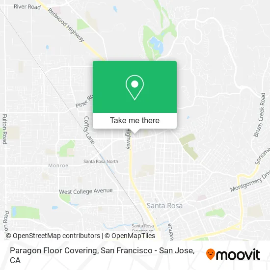 Paragon Floor Covering map