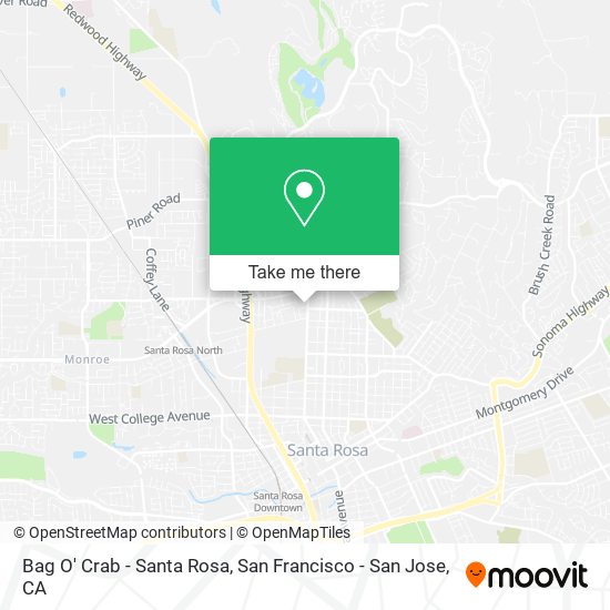 Bag O' Crab - Santa Rosa map