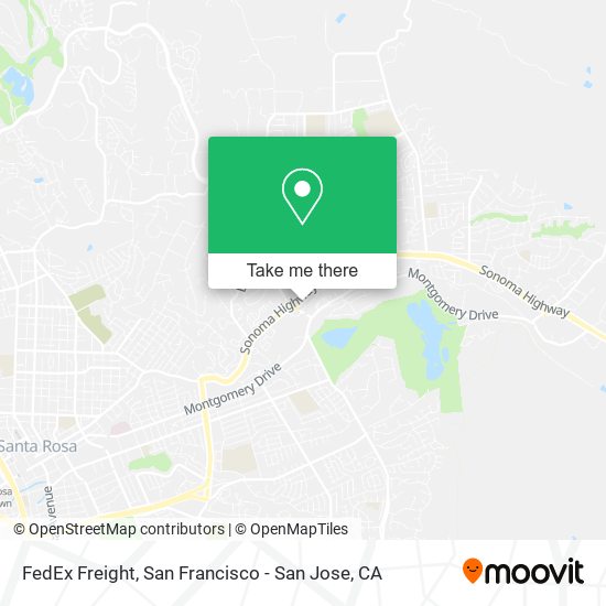 Mapa de FedEx Freight