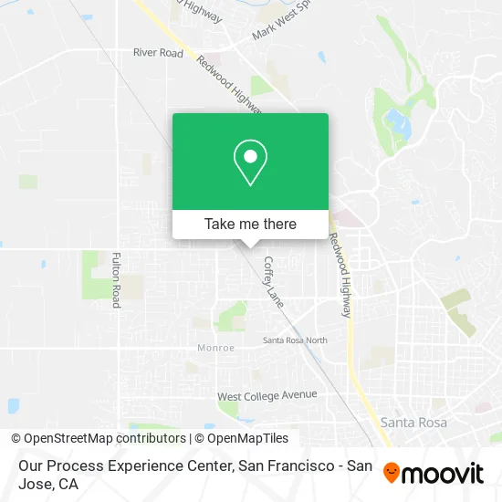 Mapa de Our Process Experience Center