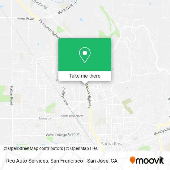 Mapa de Rcu Auto Services
