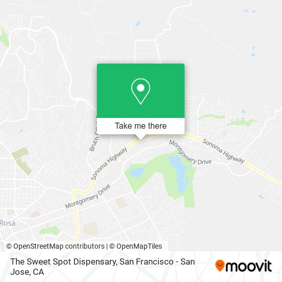 The Sweet Spot Dispensary map