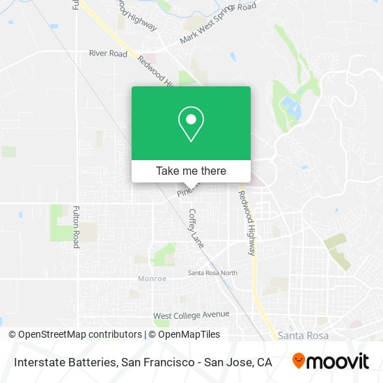 Mapa de Interstate Batteries