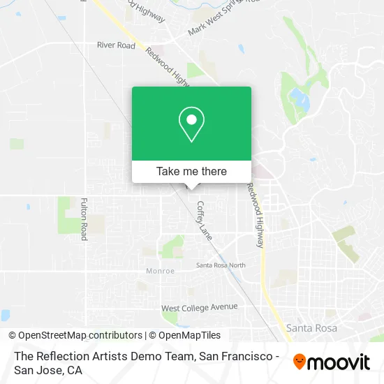 Mapa de The Reflection Artists Demo Team