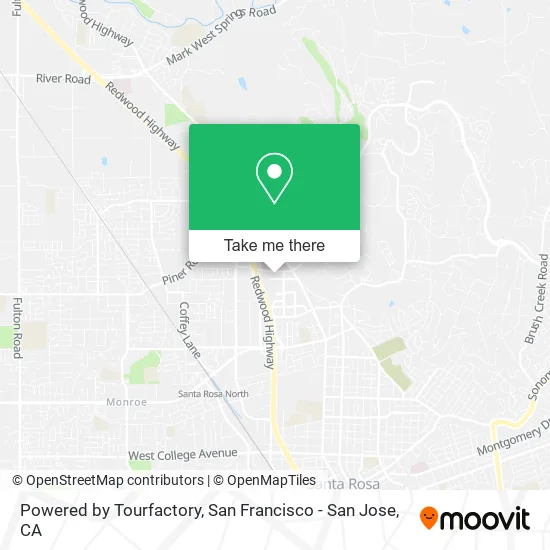 Powered by Tourfactory map