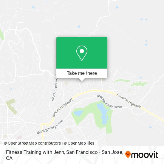 Fitness Training with Jenn map