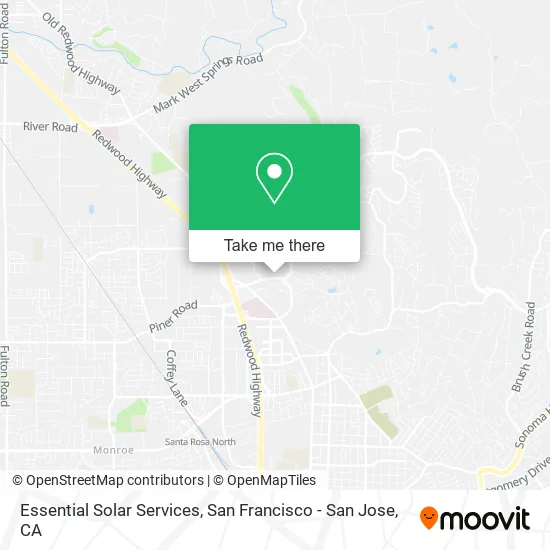 Essential Solar Services map