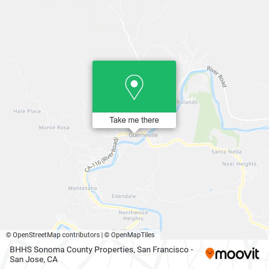 Mapa de BHHS Sonoma County Properties