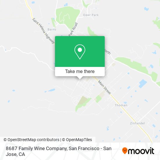 8687 Family Wine Company map