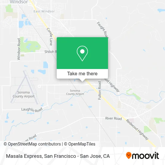 Masala Express map