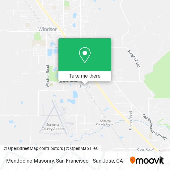 Mapa de Mendocino Masonry