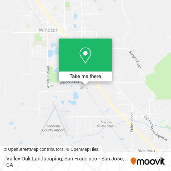 Valley Oak Landscaping map