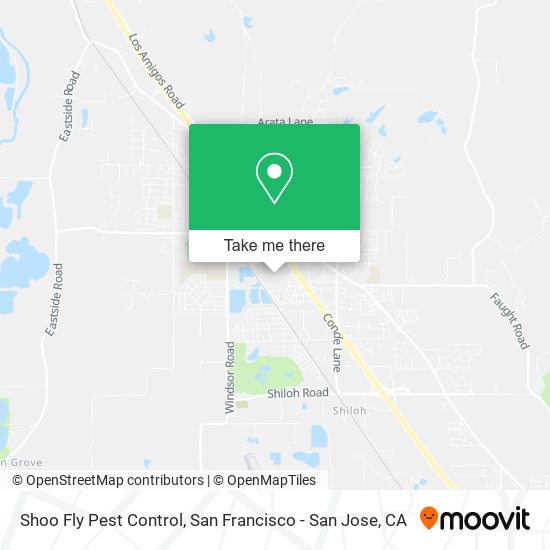 Mapa de Shoo Fly Pest Control