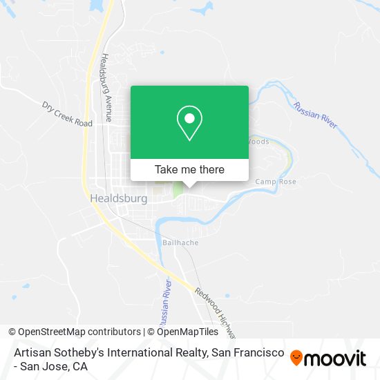 Mapa de Artisan Sotheby's International Realty