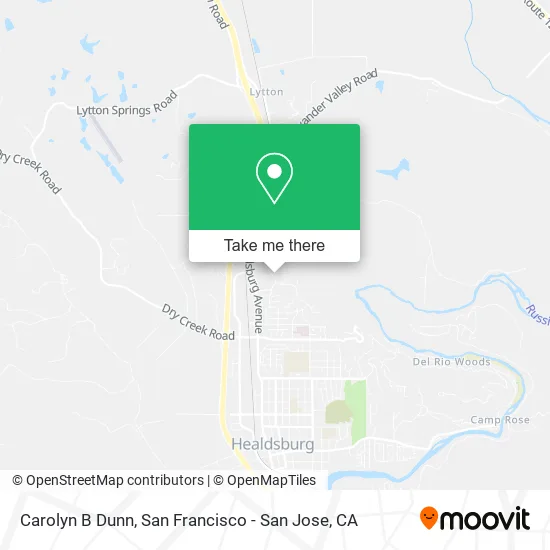 Carolyn B Dunn map
