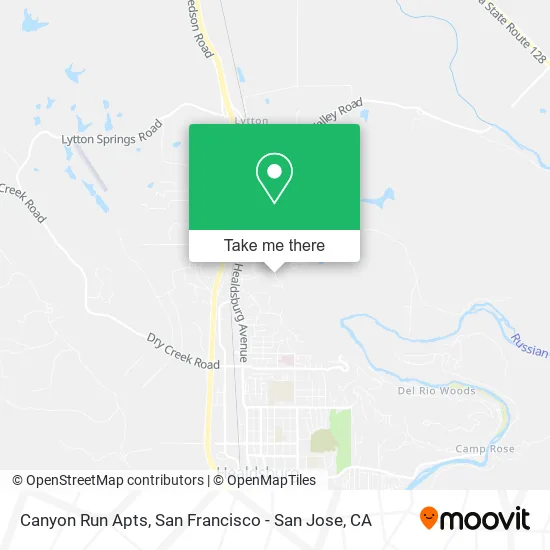 Canyon Run Apts map