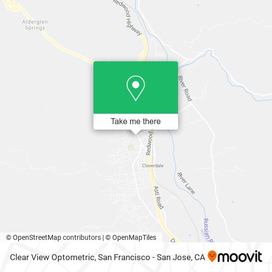 Clear View Optometric map