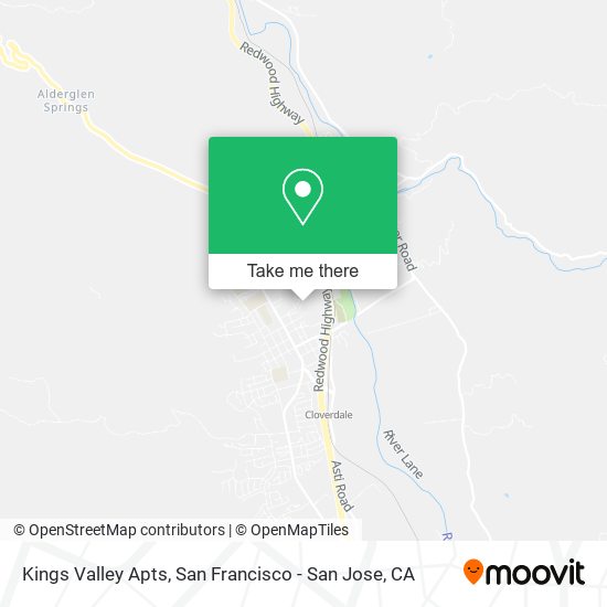 Kings Valley Apts map