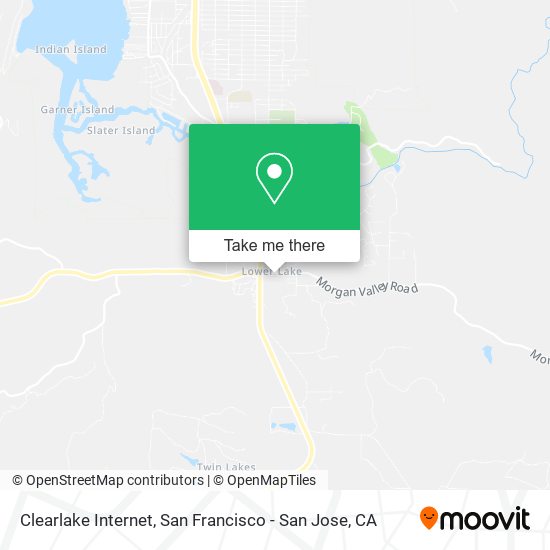 Clearlake Internet map