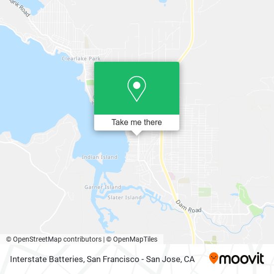 Interstate Batteries map