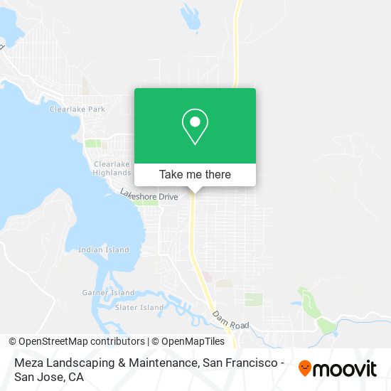 Meza Landscaping & Maintenance map