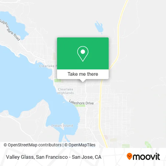 Mapa de Valley Glass