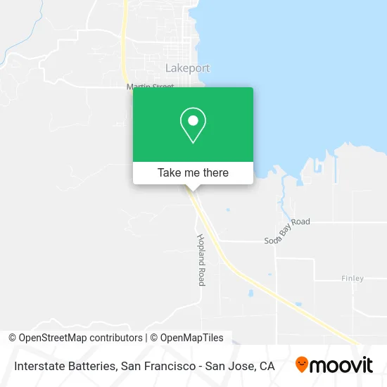 Interstate Batteries map