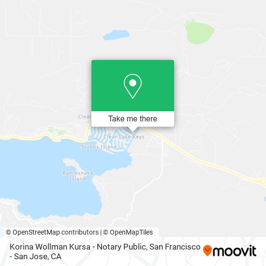 Mapa de Korina Wollman Kursa - Notary Public