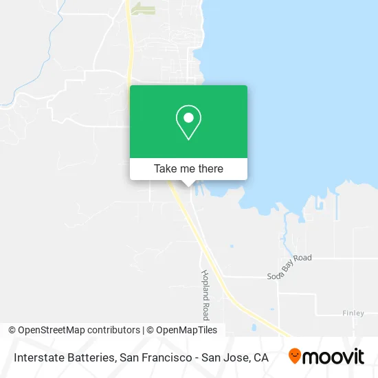 Interstate Batteries map