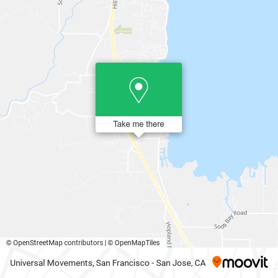 Universal Movements map